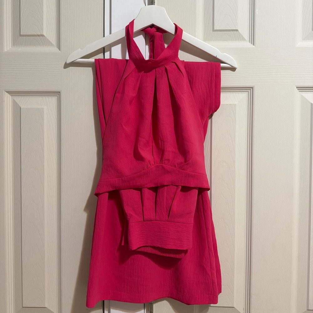 Elegant Pink Women's Pants set